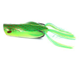 Frog Lure Soft Tube Bait  Fishing Lure with Fishing Hooks TopWater Ray Frog  7cm/2.8in 14g/0.5oz