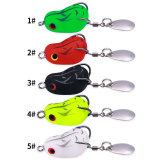 Frog Type Topwater Lure Silicone Thunder Fishing Lure with blade Soft Bait  2.5cm/1in 2.9g/0.1oz