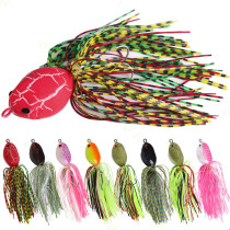 Frog Lure Soft Bait  Fishing Lure with Treble Hooks Top Water Ray Frog Artificial  10cm/3.94in 8.5g/0.3oz