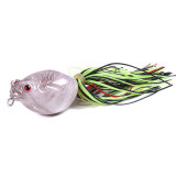 Frog Lure Top Water Soft Tube Bait  Fishing Lure with Fishing Hooks TopWater Ray Frog  10cm/3.94in 14g/0.5oz