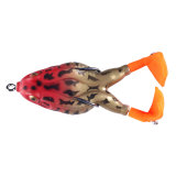 Frog Lure Double Propeller Legs Silicone Soft Baits Topwater Wobblers Artificial Bait For Bass Catfish Fishing Lure  9cm /3.54in 12g/0.42oz