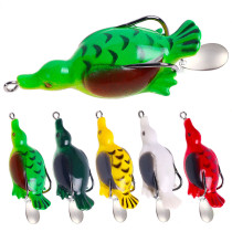 Topwater Frog Fishing Lure 6.8cm/2.68in-12g/0.41oz Swimbait Wobblers Lure Popper Bass Pike Bait