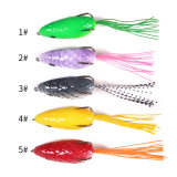 Frog Lure 10cm/3.94in 10g/0.35oz Fishing Lure Silicone Bait Fake Lure For Snakehead Bass Pike Soft bait