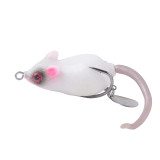 Topwater Mouse Fishing Lure 4.5cm/1.77in-10.5g/0.37oz Swimbait Wobblers Lure Popper Bass Pike Bait