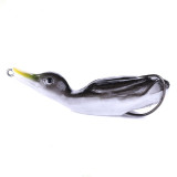 Duck Fishing Lure Ducking Fishing Frog Lure Artificial Bait Duckling 3D Eyes Fishing Baits Bass Carp Pike Fishing 10.5cm/4oz 18.5g/0.65oz
