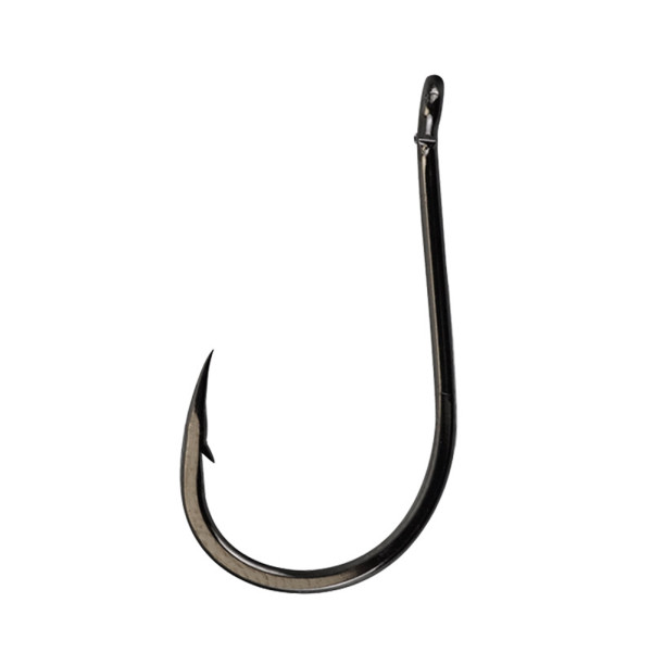 CHINU Fishing Hooks Carp Hook Fishing Circle Hook Barbed Black High Carbon Steel Ice Fishing Accessories