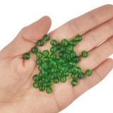 Fishing Beads Stopper Round Brass Tackle Glass Beads 8mm 6mm Bait Rigs Accessories Carp Fishing Gear