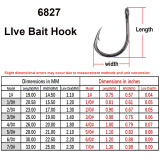 Fishing Live Bait Hook, High Carbon Steel