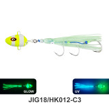 Fishing Jig Australia Slow Jig Head Luminous Fishing Jigging Slider Octopus Assist Hook Rig Squid Skirt