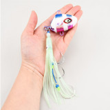 Fishing Jig Australia Slow Jig Head Luminous Fishing Jigging Slider Octopus Assist Hook Rig Squid Skirt