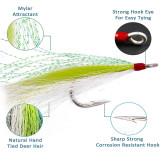 Bucktail hook for Freshwater Saltwater Fishing 