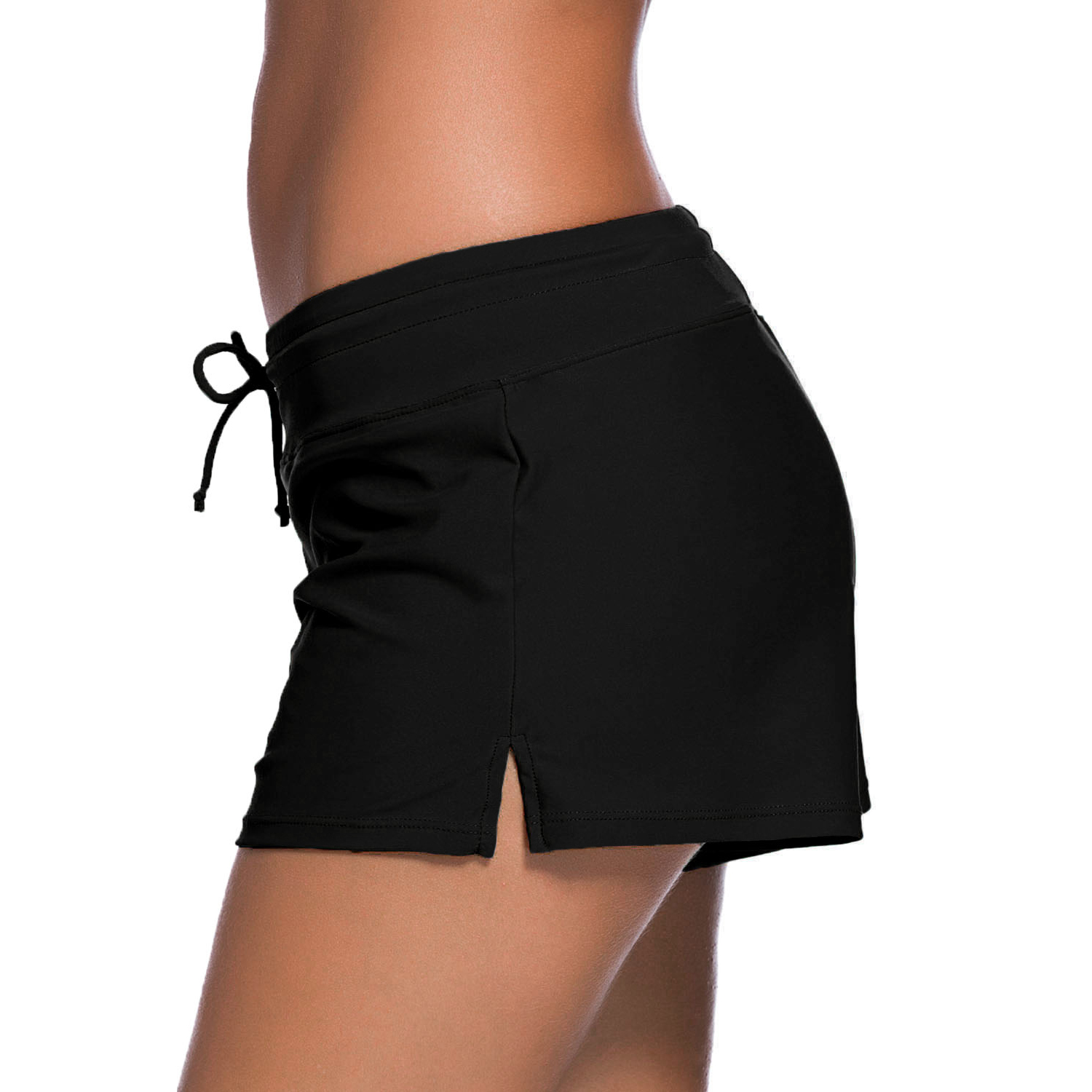 black beach shorts womens