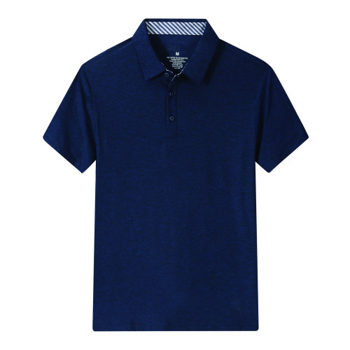 Men's Sport Short Sleeve Polo Shirts Navy