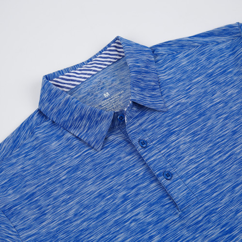 Men's Sport Short Sleeve Polo Shirts Blue