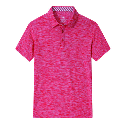 Men's Sport Short Sleeve Polo Shirts Red