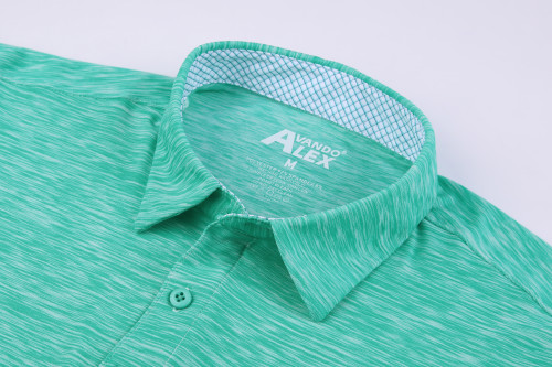 Men's Sport Short Sleeve Polo Shirts Green