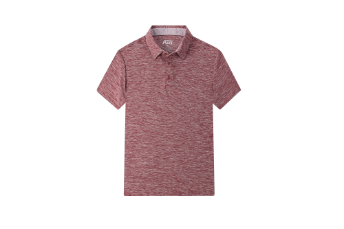 Men's Sport Short Sleeve Polo Shirts Burgundy