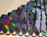 Wholesale 11colors 500pcs Holographic Black Iridescent Dragon Scale,ScaleMaille,Scale Mail Armor,Chainmaille,Mermaid Scale,Scale Maille Supplies