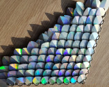 Wholesale 11colors 500pcs Holographic Silver Iridescent Dragon Scale,ScaleMaille,Scale Mail Armor,Chainmaille,Mermaid Scale,Scale Maille Supplies