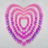 Wholesale 500pcs Iridescent Pink Dragon Scale,ScaleMaille,Scale Mail Armor,Chainmaille,Mermaid Scale,Scale Maille Supplies