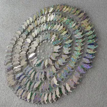Wholesale 500pcs Silver Glitter Dragon Scale,ScaleMaille,Scale Mail Armor,Chainmaille,Mermaid Scale,Scale Maille Supplies