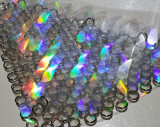 Wholesale 500pcs Transparent Clear Holographic Iridescent Dragon Scale,ScaleMaille,Scale Mail Armor,Chainmaille,Mermaid Scale,Scale Maille Supplies