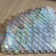 Wholesale 500pcs Transparent Clear Glitter Holographic Iridescent Dragon Scale,ScaleMaille,Scale Mail Armor,Chainmaille,Mermaid Scale,Scale Maille Supplies