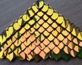 Wholesale 500pcs Plastic Iridescent Gold Dragon Scale,ScaleMaille,Scale Mail Armor,Chainmaille,Mermaid Scale,Scale Maille Supplies