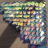 Wholesale 500pcs Plastic Iridescent Transparent Dragon Scale,ScaleMaille,Scale Mail Armor,Chainmaille,Mermaid Scale,Scale Maille Supplies