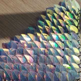 Wholesale 500pcs Plastic Iridescent Transparent Dragon Scale,ScaleMaille,Scale Mail Armor,Chainmaille,Mermaid Scale,Scale Maille Supplies