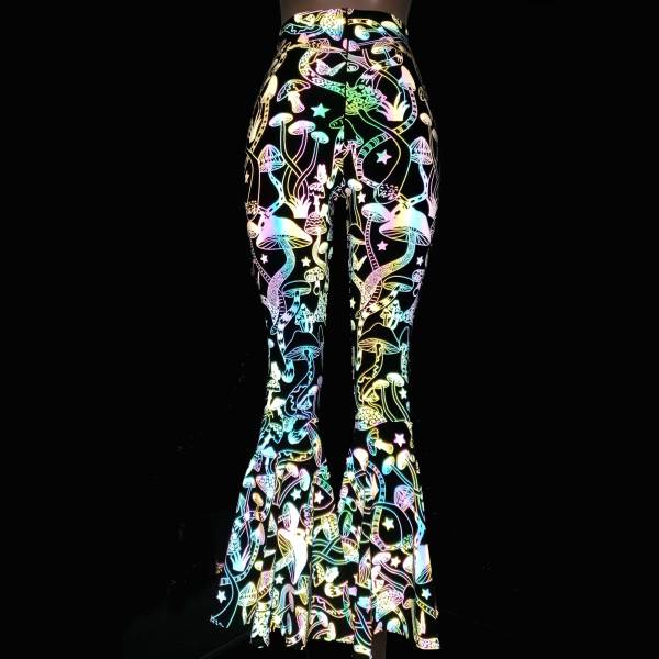Holographic Snakeskin Print Women's Joggers
