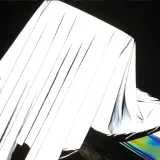 4-Way Stretch Rainbow Reflective Fabric,Iridescent Rainbow Fabric By the Yards