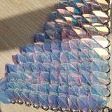 Wholesale 500pcs Plastic Iridescent Transparent Dragon Scale,ScaleMaille,Scale Mail Armor,Chainmaille,Mermaid Scale,Scale Maille Supplies