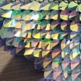 Wholesale 500pcs Plastic Iridescent Transparent Dragon Scale,ScaleMaille,Scale Mail Armor,Chainmaille,Mermaid Scale,Scale Maille Supplies