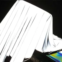 4-Way Stretch Reflective Silver Fabric,Iridescent Rainbow Fabric By the Yards