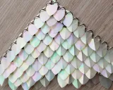wholesale 500pcs Plastic Iridescent Dragon Scale,ScaleMaille,Scale Mail Armor,Chainmaille,Mermaid Scale,Scale Maille Supplies