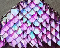 wholesale 500pcs Plastic Green Dragon Scale,ScaleMaille,Scale Mail Armor,Chainmaille,Mermaid Scale,Scale Maille Supplies