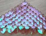 wholesale 500pcs Plastic Iridescent Dragon Scale,ScaleMaille,Scale Mail Armor,Chainmaille,Mermaid Scale,Scale Maille Supplies