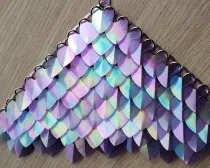 wholesale 500pcs Plastic Iridescent Dragon Scale,ScaleMaille,Scale Mail Armor,Chainmaille,Mermaid Scale,Scale Maille Supplies