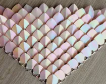 wholesale 500pcs Plastic Iridescent Dragon Scale,ScaleMaille,Scale Mail Armor,Chainmaille,Mermaid Scale,Scale Maille Supplies