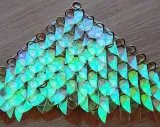 wholesale 500pcs Plastic Iridescent Dragon Scale,ScaleMaille,Scale Mail Armor,Chainmaille,Mermaid Scale,Scale Maille Supplies