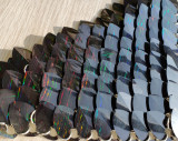 wholesale 500pcs Plastic Holographic Black Dragon Scale,ScaleMaille,Scale Mail Armor,Chainmaille,Mermaid Scale,Scale Maille Supplies