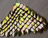 wholesale 500pcs Plastic Iridescent Dragon Scale,ScaleMaille,Scale Mail Armor,Chainmaille,Mermaid Scale,Scale Maille Supplies