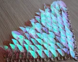 wholesale 500pcs Plastic Iridescent Dragon Scale,ScaleMaille,Scale Mail Armor,Chainmaille,Mermaid Scale,Scale Maille Supplies