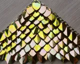 wholesale 500pcs Plastic Iridescent Dragon Scale,ScaleMaille,Scale Mail Armor,Chainmaille,Mermaid Scale,Scale Maille Supplies