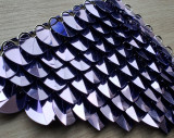 wholesale 500pcs Plastic Purple Dragon Scale,ScaleMaille,Scale Mail Armor,Chainmaille,Mermaid Scale,Scale Maille Supplies