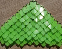 wholesale 500pcs Plastic Green Dragon Scale,ScaleMaille,Scale Mail Armor,Chainmaille,Mermaid Scale,Scale Maille Supplies