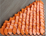 wholesale 500pcs Plastic Orange Dragon Scale,ScaleMaille,Scale Mail Armor,Chainmaille,Mermaid Scale,Scale Maille Supplies