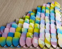 wholesale 500pcs Plastic Ombre Dragon Scale,ScaleMaille,Scale Mail Armor,Chainmaille,Mermaid Scale,Scale Maille Supplies