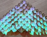 wholesale 500pcs Plastic Iridescent Dragon Scale,ScaleMaille,Scale Mail Armor,Chainmaille,Mermaid Scale,Scale Maille Supplies